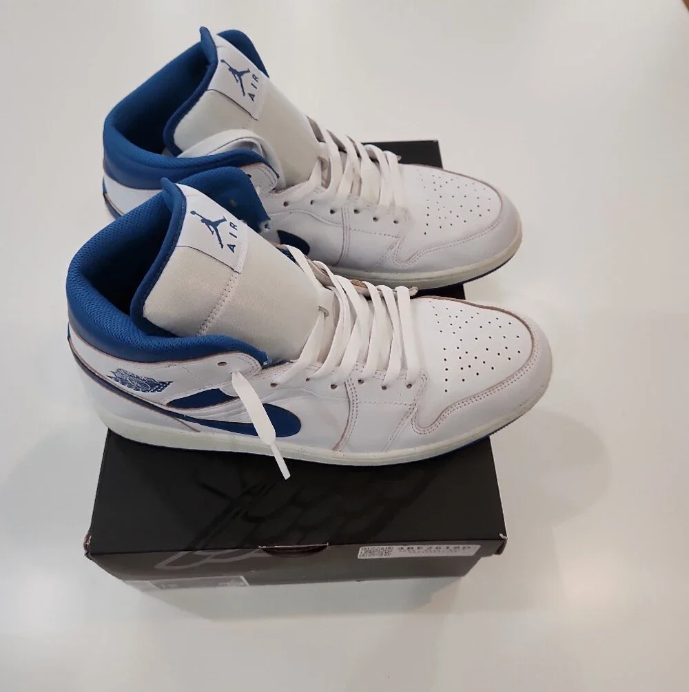 Jordan 1 Mid SE Industrial Blue Mens Size 12